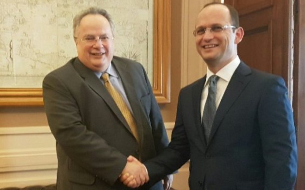 Albanian Foreign Minister Bushati comments the Crete meeting with his counterpart Kotzias