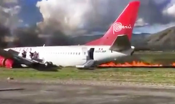 Peru, avioni në flakë, shpëtojnë 141 pasagjerët (Video)