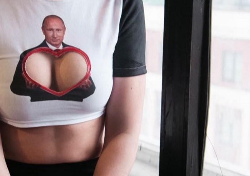 Rusi, dalin në shitje “sexy t-shirt” pro-Putinit (Foto)