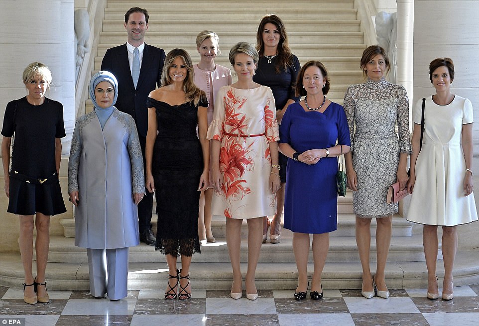 Samiti i NATO-s, i vetmi burrë mes Zonjave të Para