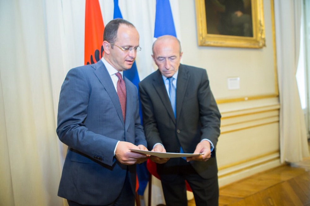 Bushati in Paris meets the French Interior Minister