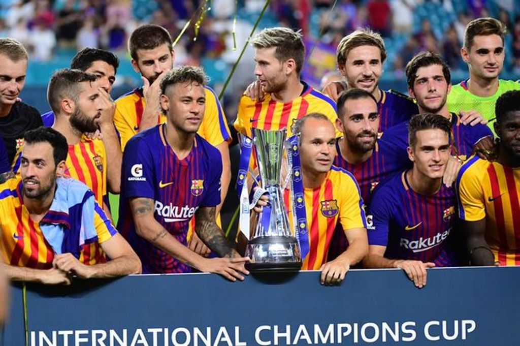 “El Clasico” në SHBA, triumf i Barçës