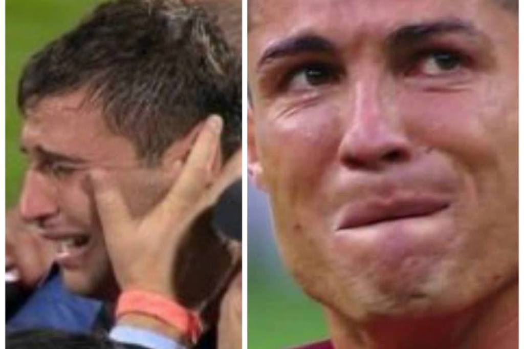 Imazhe ikonë të Canës e Ronaldos...kur kapitenët derdhën lot për vendet e tyre!