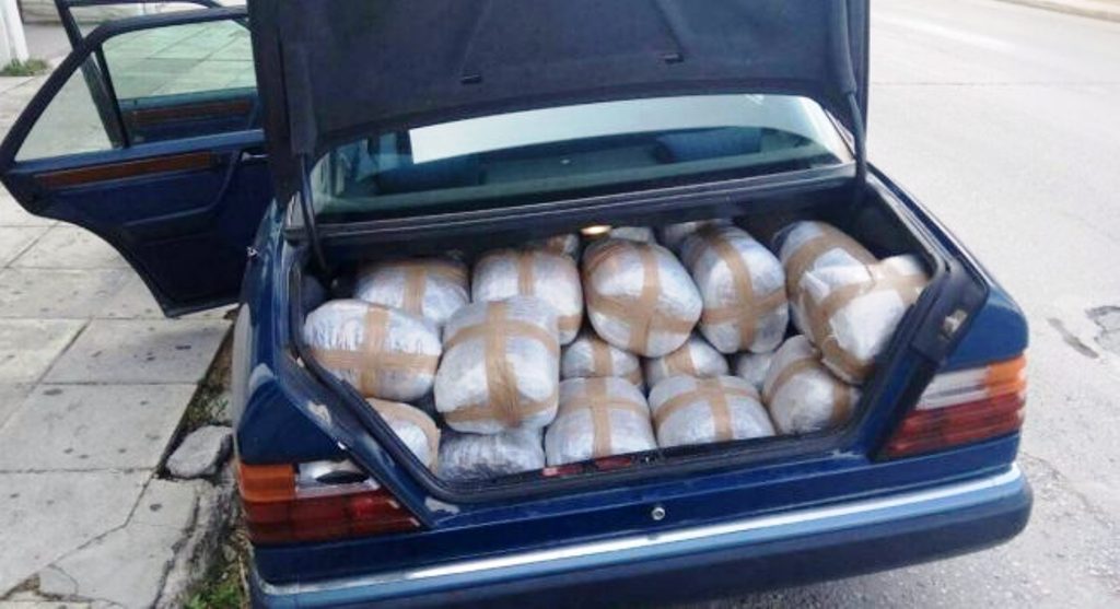 Albanian caught in Greece with 88,6 kg of narcotic substance