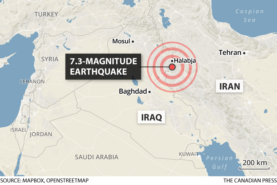 Vijojnë kërkimet nën rrënoja, 400 të vdekur e 7000 të plagosur nga tërmeti në Iran-Irak