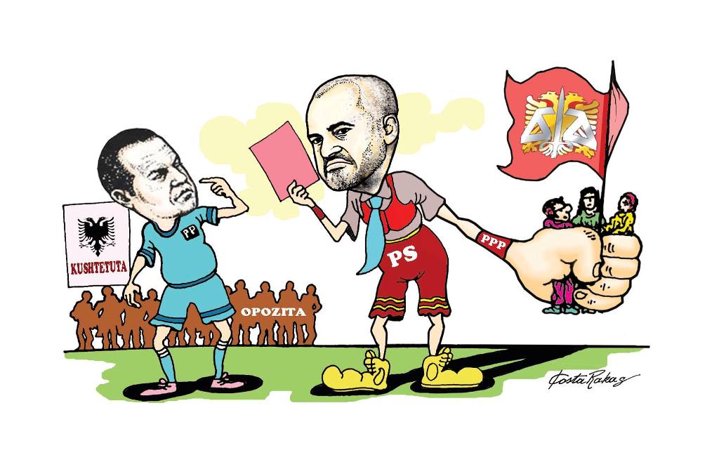 Karikatura e ditës në Albanian Free Press nga Kosta Raka (18 dhjetor 2017)